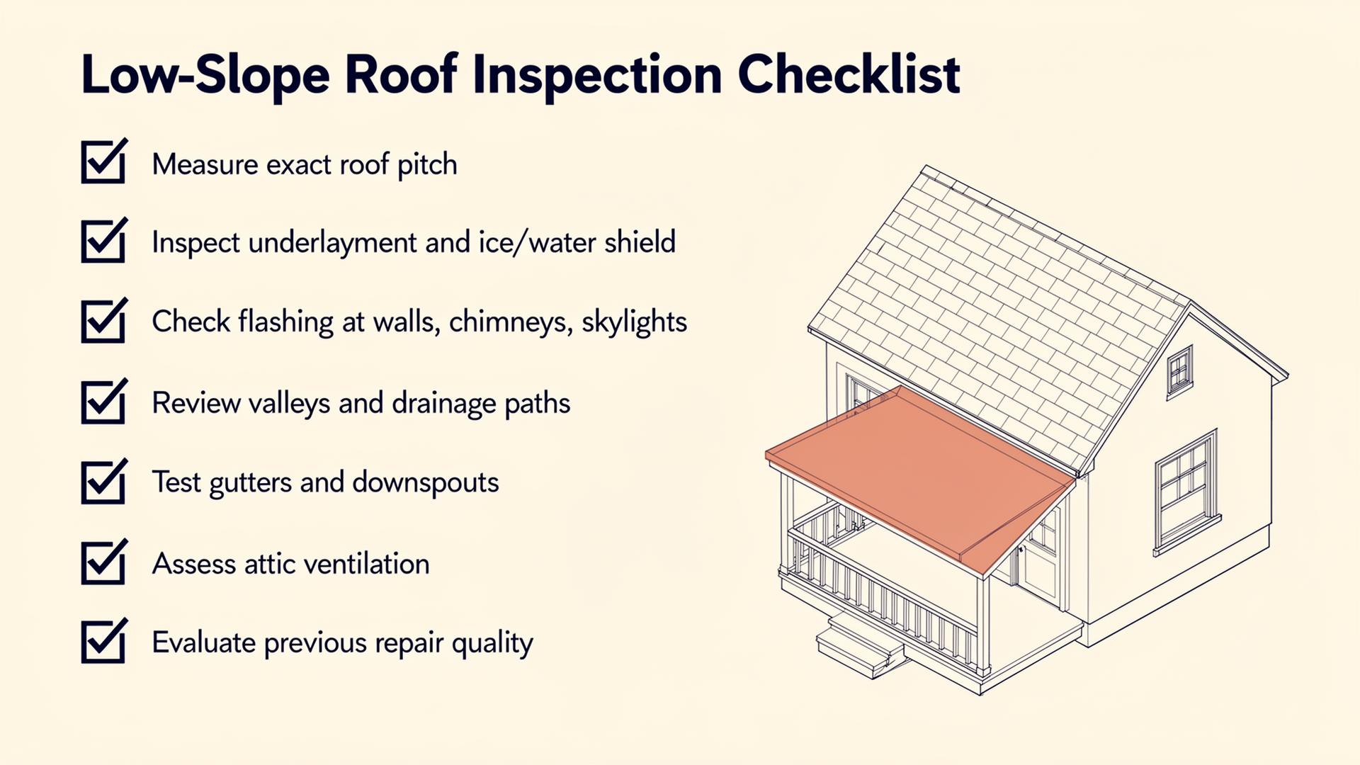 Roof inspection checklist