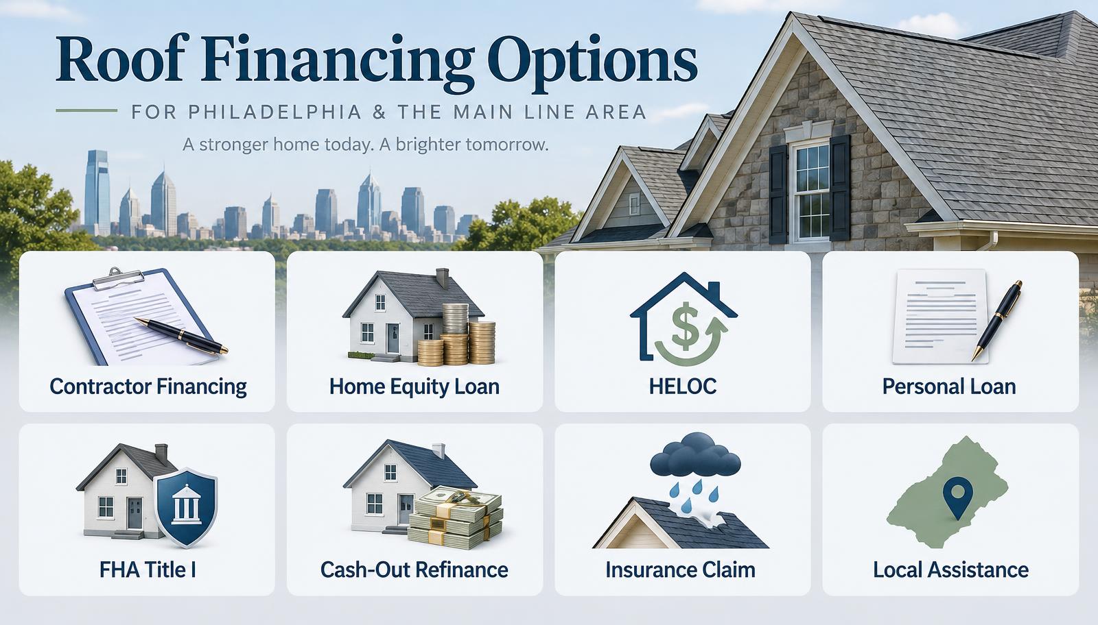 Overview of roof financing options for homeowners
