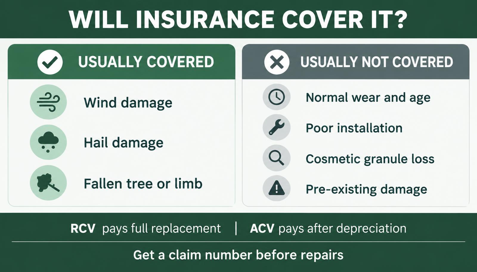 Homeowners insurance coverage for missing shingles — Pennsylvania wind and storm damage claims